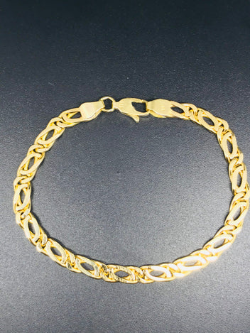 14ct gold birds eye bracelet