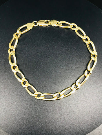 9ct gold figero bracelet