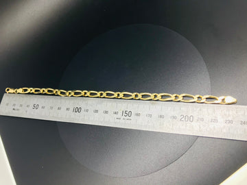 9ct gold figero bracelet