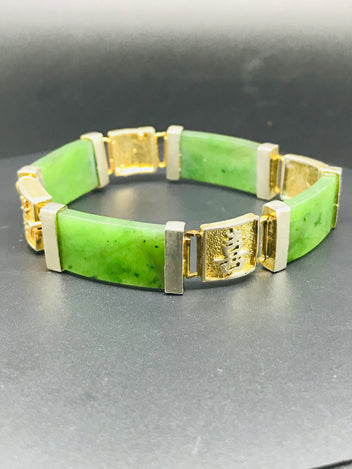 Vintage looking Jade bracelet