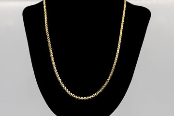 23CT SOLID GOLD BOX CHAIN