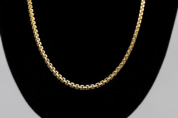 23CT SOLID GOLD BOX CHAIN