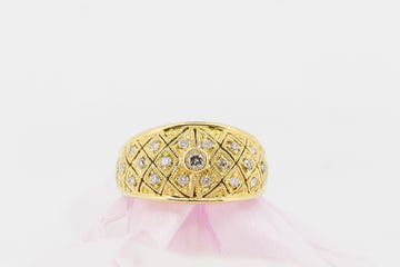 18CT GOLD DIAMOND RING