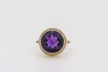 9CT GOLD AMETHYST COCKTAIL RING